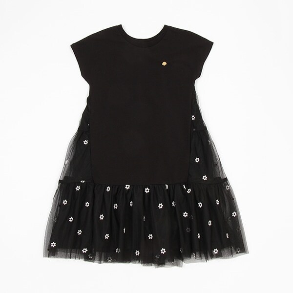 【人気商品再入荷】【直営店で取り扱い無し】ガールズ フラワーチュールドッキングワンピース