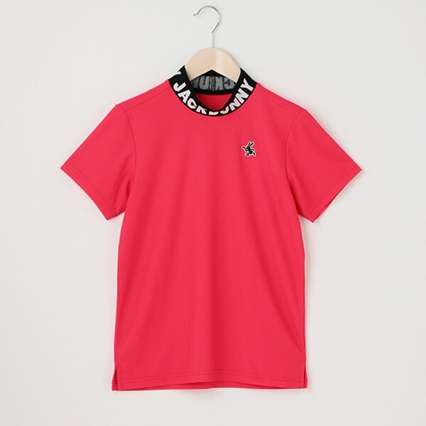 半袖モックネックカットソー