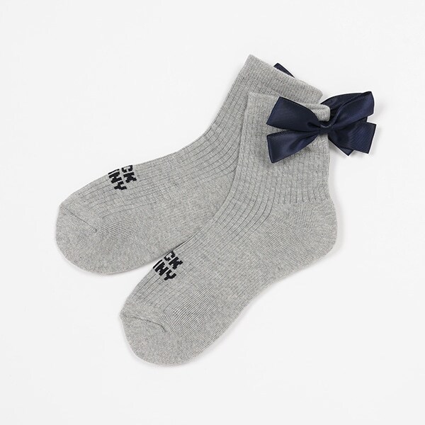 リボンショートソックス