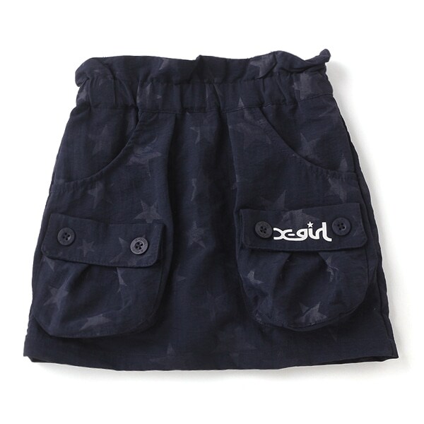 ポケットつき星ジャカードスカパン