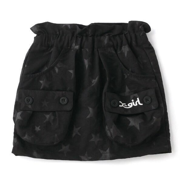 ポケットつき星ジャカードスカパン