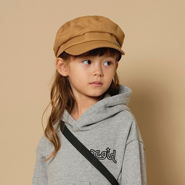 ロゴ刺しゅうツイルキャスケット