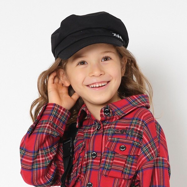 ロゴ刺しゅうツイルキャスケット