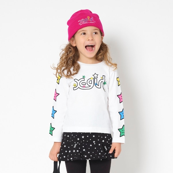 抗菌防臭 ミルズロゴ×キラッキーカラフルTシャツ