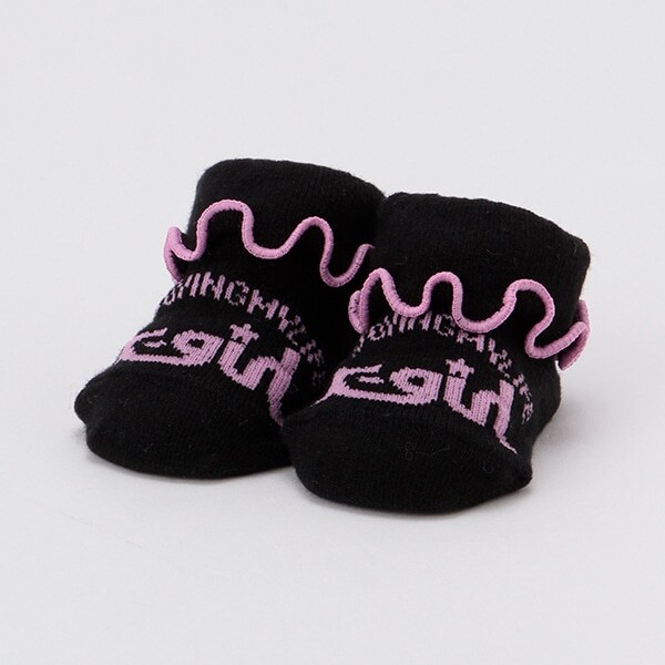 折り返しメロウフリルロゴカップソックス