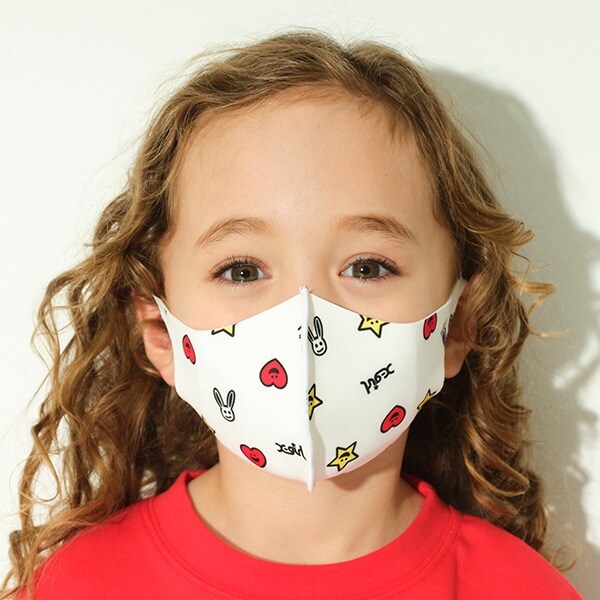 キャラ総柄マスク