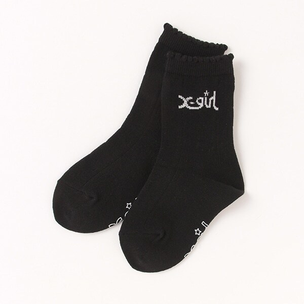 【WEB限定】フリルロゴソックス【日本製】