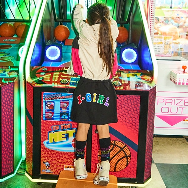 カラフルロゴスカート