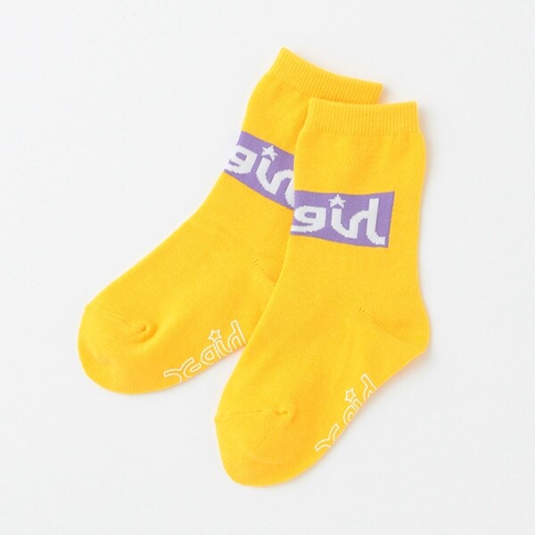 【WEB限定】ボックスロゴクルーソックス【日本製】