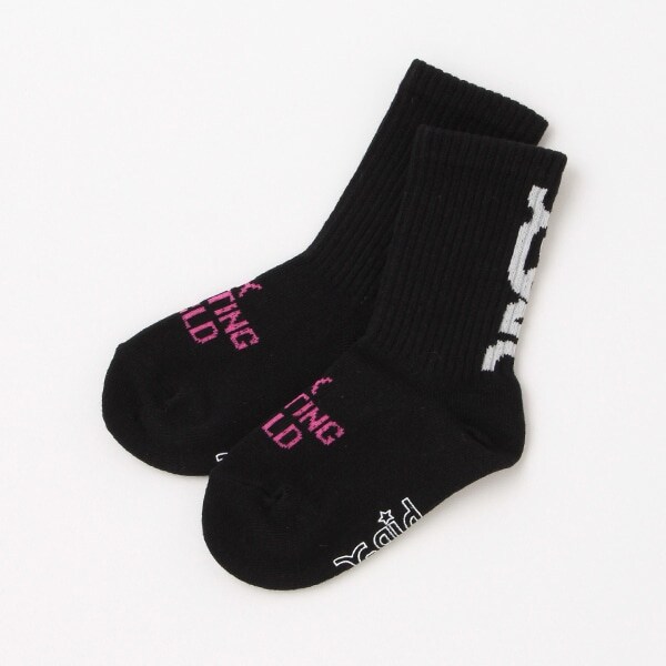 ミルズロゴクルーソックス【日本製】