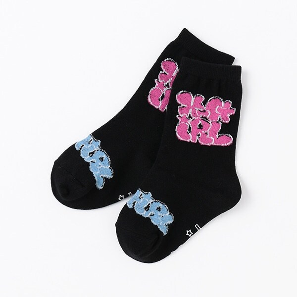 グラフティロゴクルーソックス【日本製】