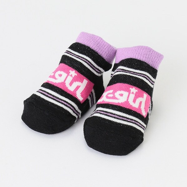 マルチボーダーベビーソックス