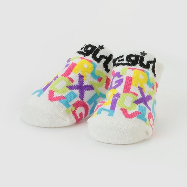 マルチ総柄ベビーソックス