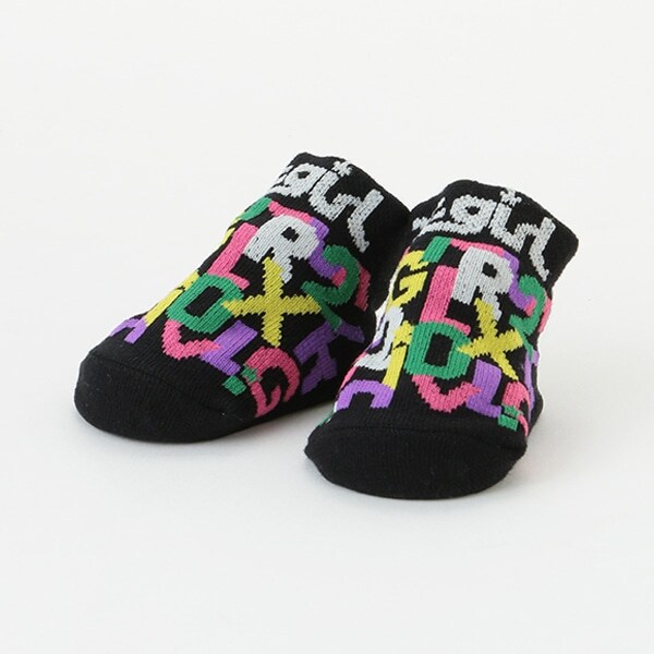 マルチ総柄ベビーソックス