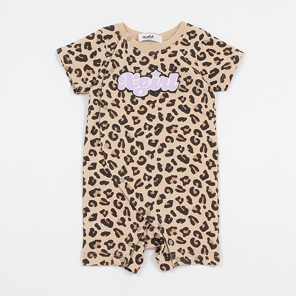 レオパード柄カバーオール