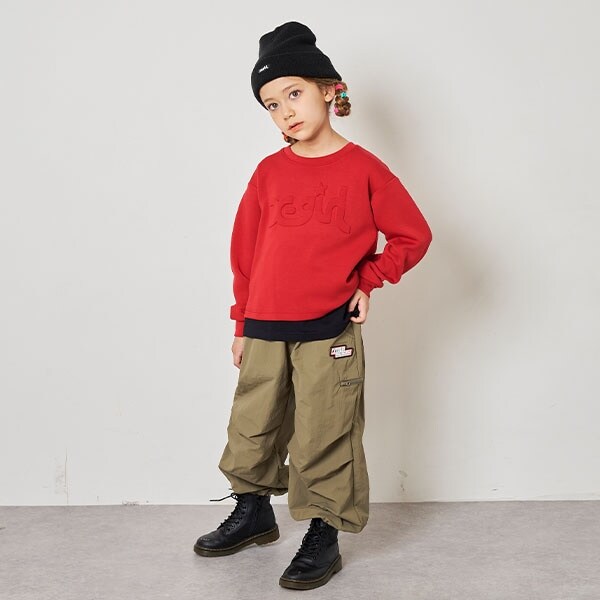 サイドジップパラシュートパンツ