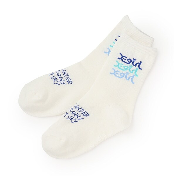 トリプルミルズロゴクルーソックス