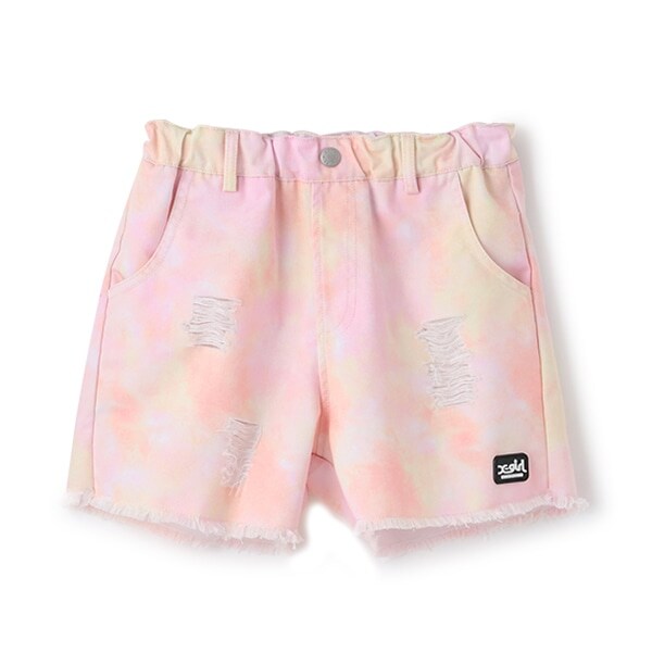 ダメージ加工ショートパンツ