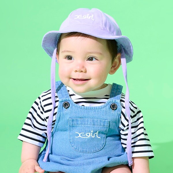 ロゴ&キラッキー刺しゅうベビーハット