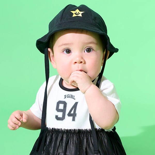 ロゴ&キラッキー刺しゅうベビーハット