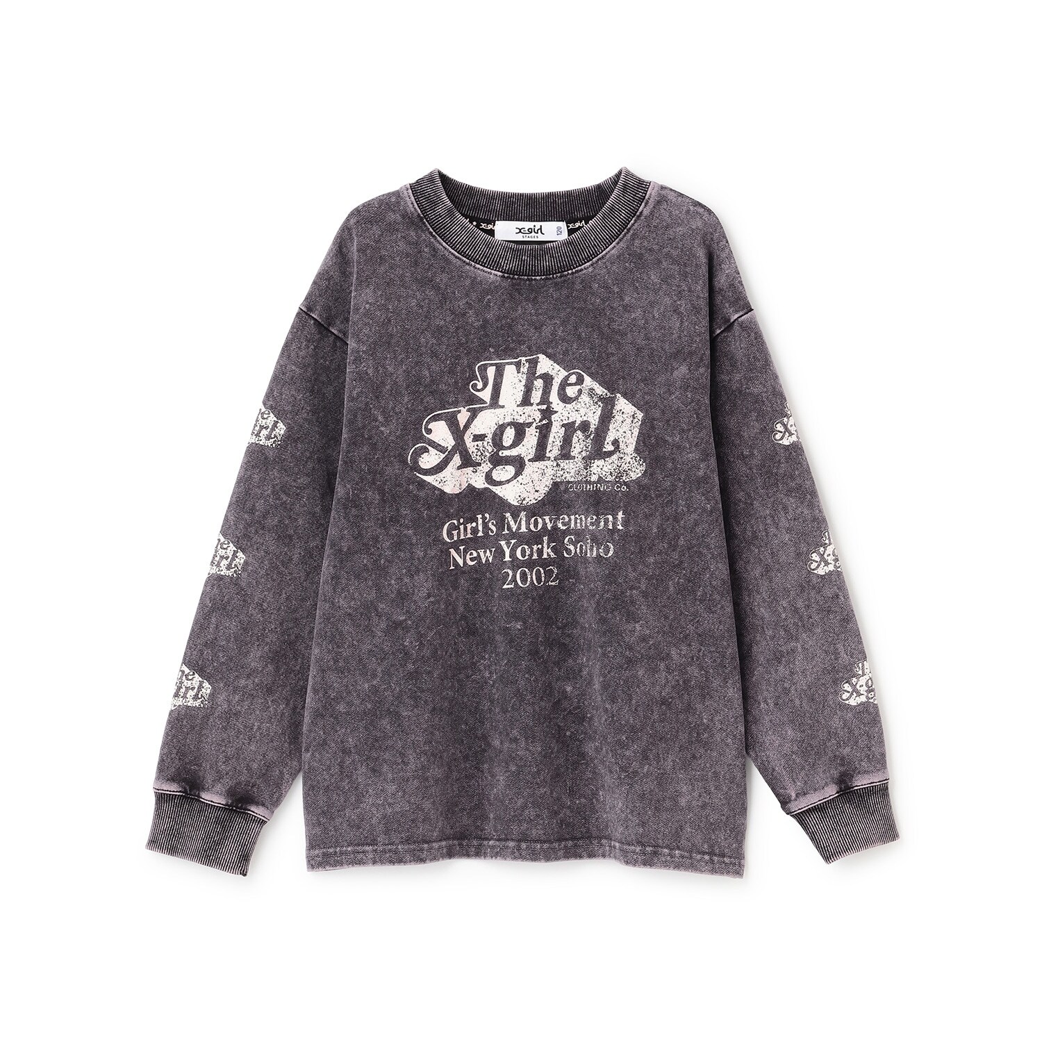 ピグメントロゴ長袖Tシャツ