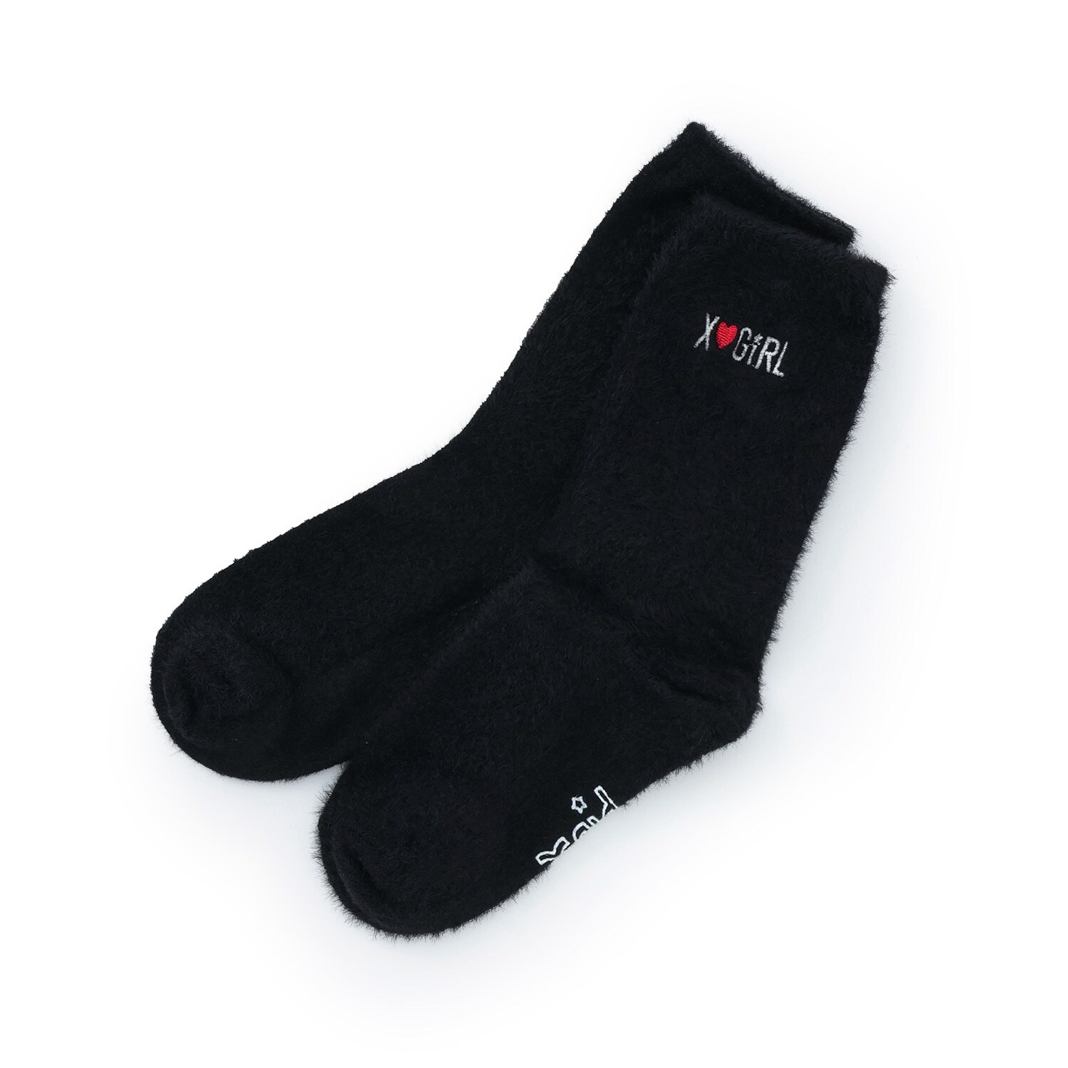 ロゴ刺しゅうファークルーソックス