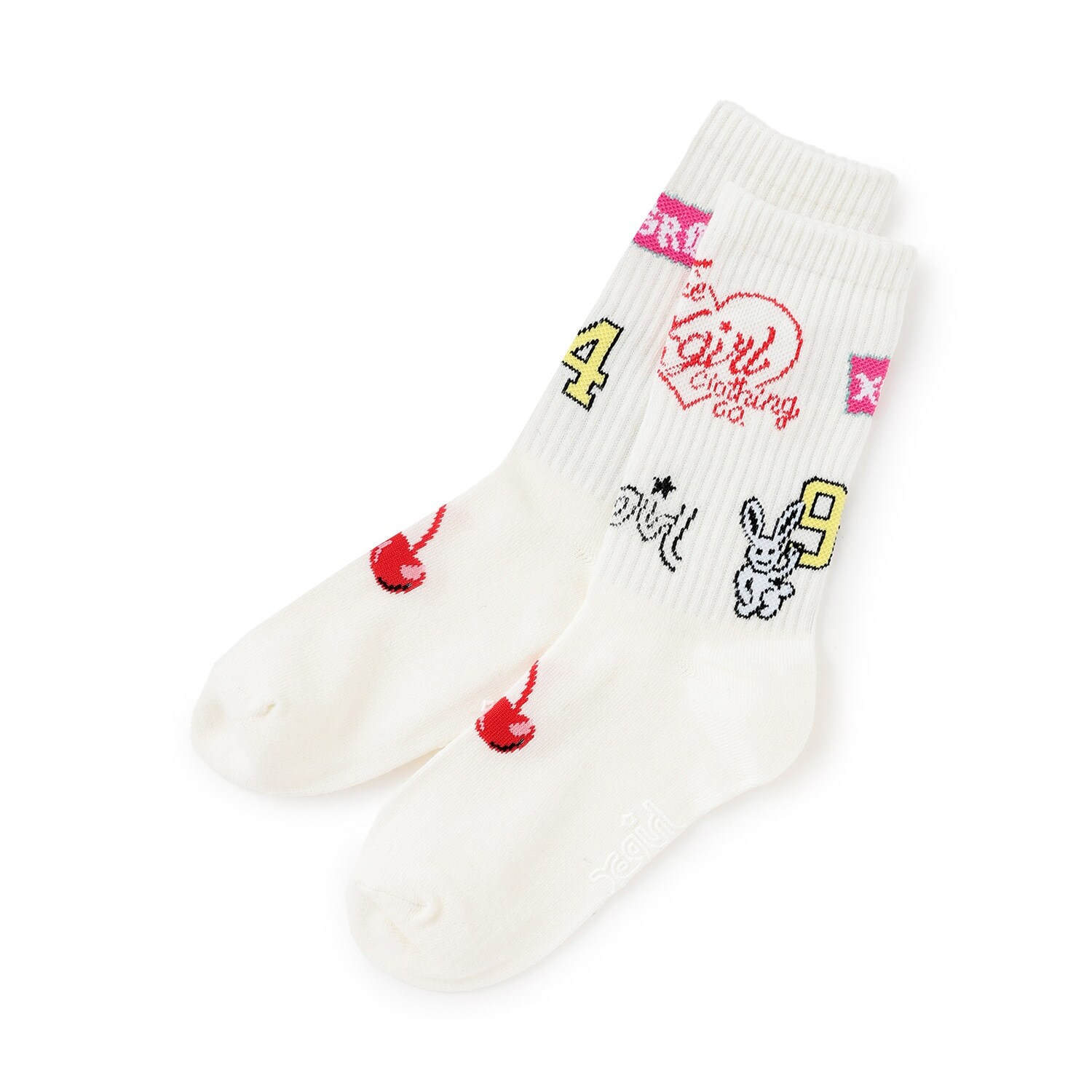 MIXロゴ クルーリブソックス