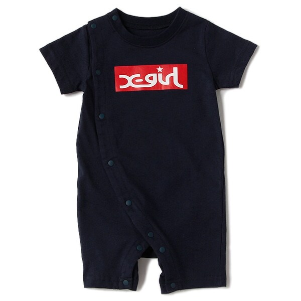 ボックスロゴカバーオール