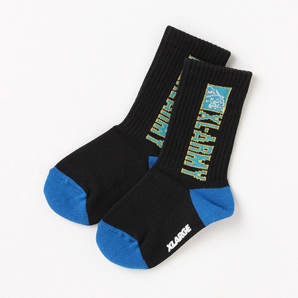 XL-ARMYロゴクルーソックス【日本製】