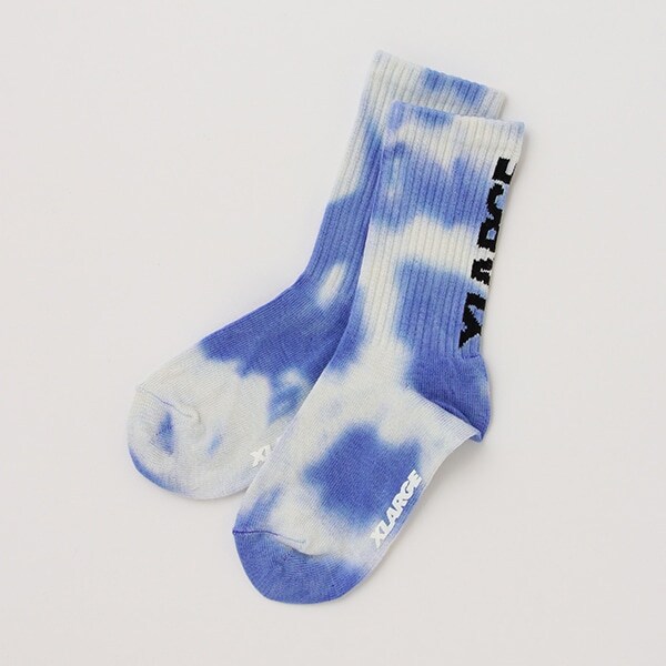 タイダイロゴクルーソックス【日本製】