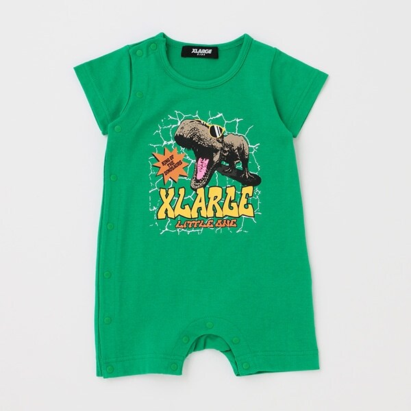 恐竜モチーフカバーオール