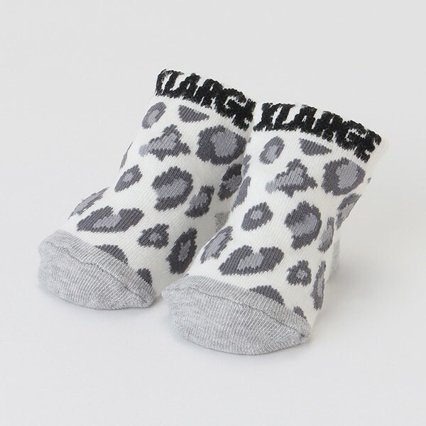 ヒョウ柄ベビーソックス
