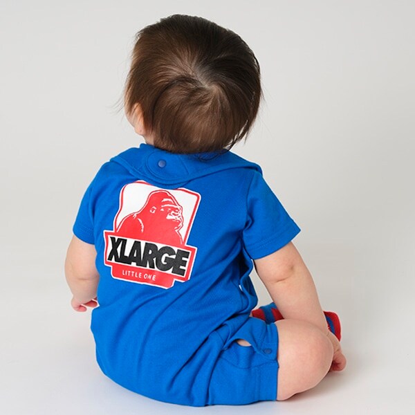 ホックスゴリラ半袖カバーオール