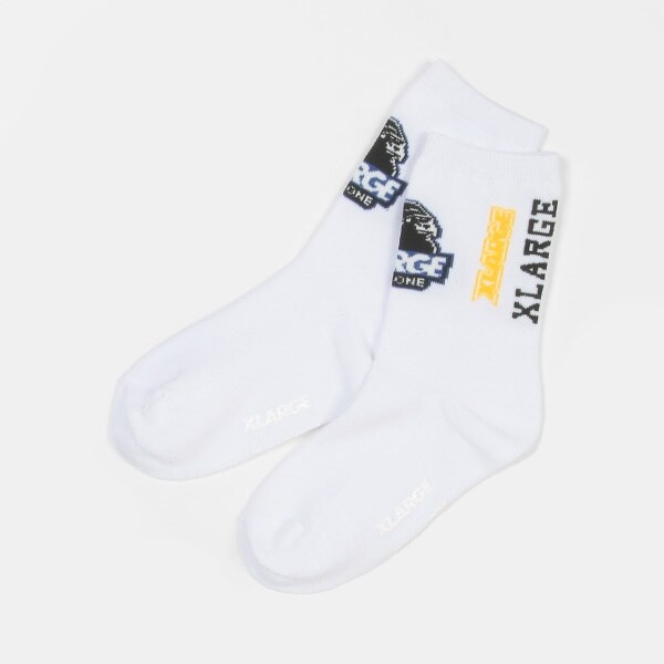 MIXロゴクルーソックス