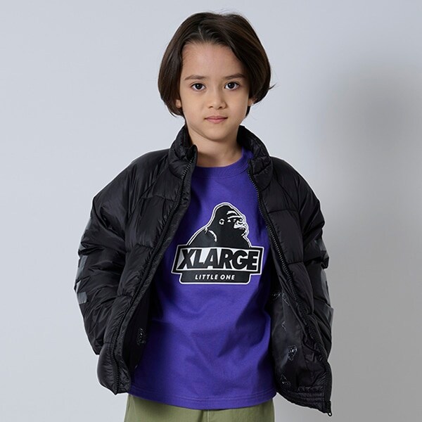 スリーブロゴ薄手中綿ブルゾン