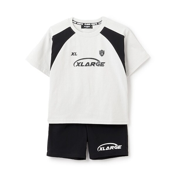 ユニフォーム風半袖セットアップ