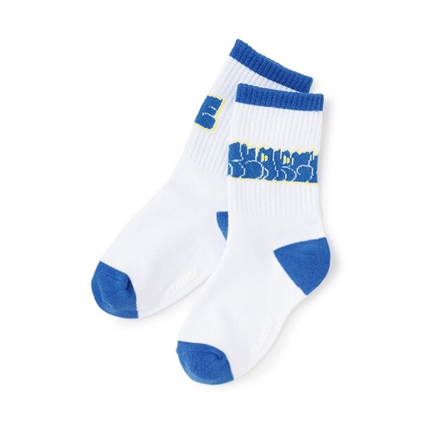 グラフィティロゴクルーソックス