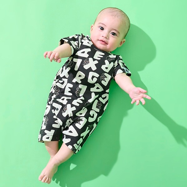 総柄ファニーゴリラショートオール