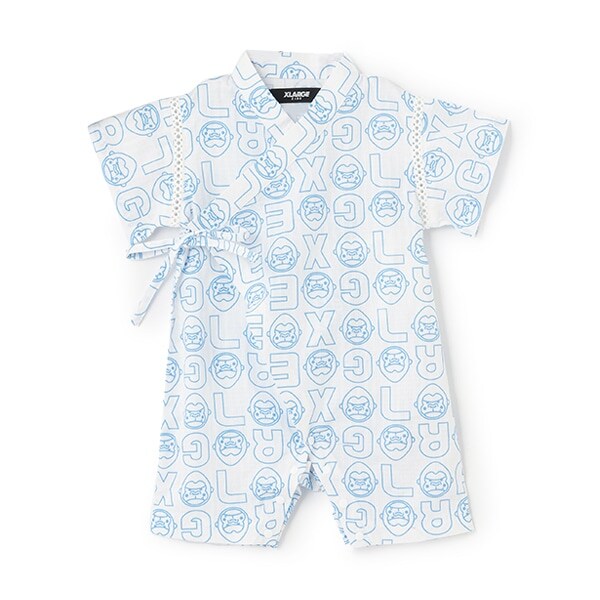 ファニーゴリラ総柄甚平オール