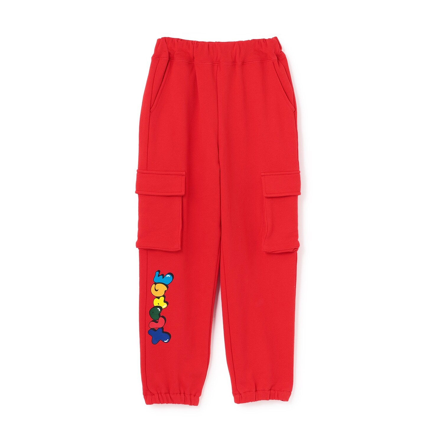 ファニーゴリラ&カラフルロゴカーゴスウェットパンツ