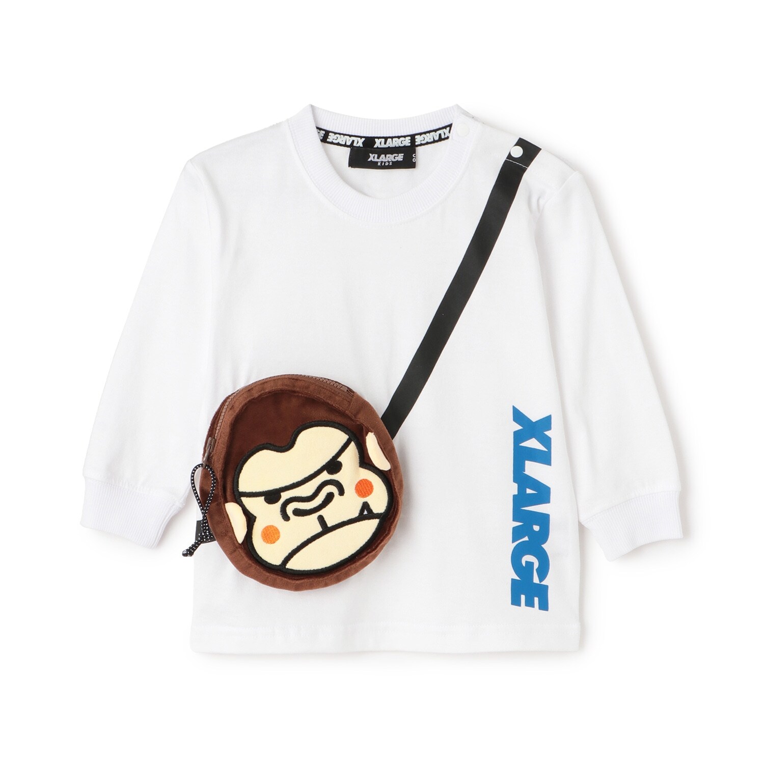 ファニーゴリラポーチ長袖Tシャツ