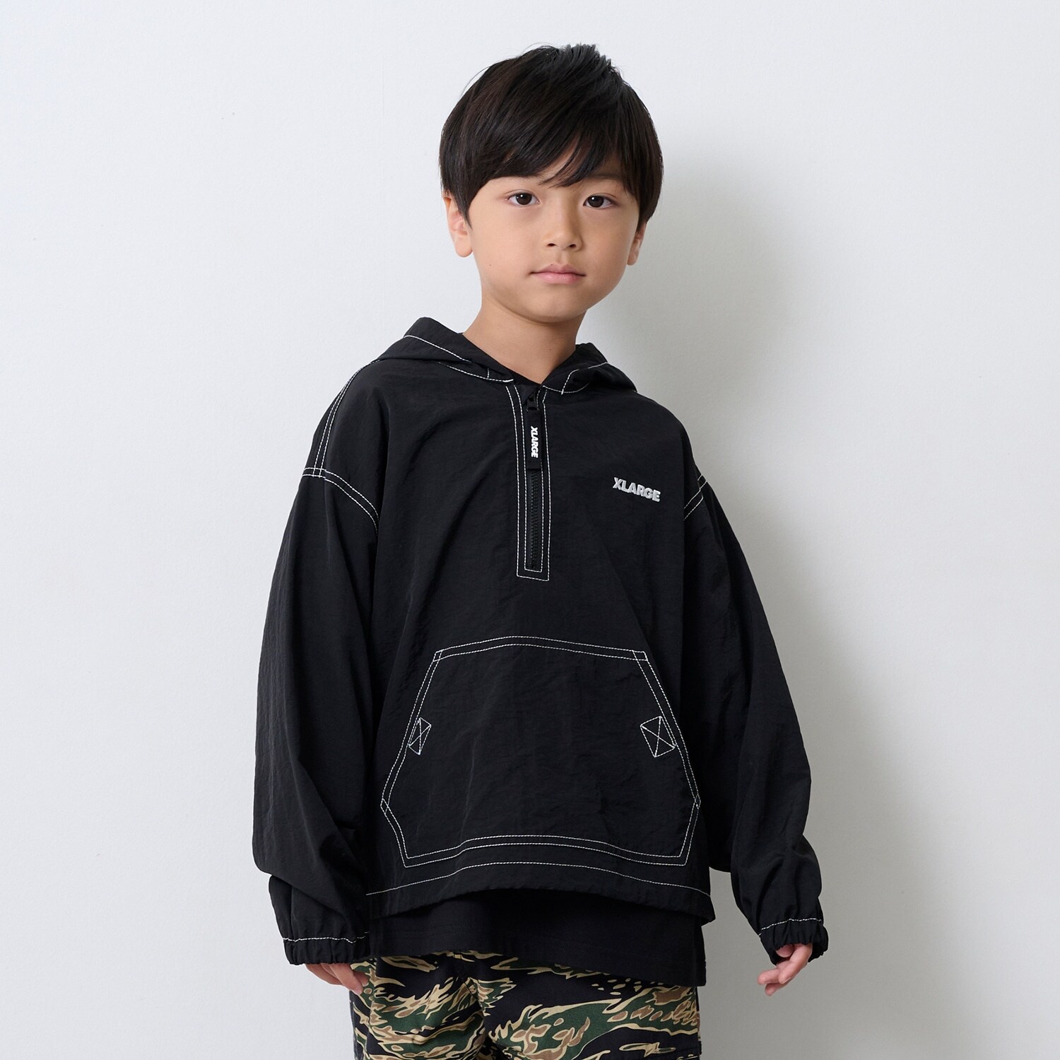 OGハーフジップブルゾン