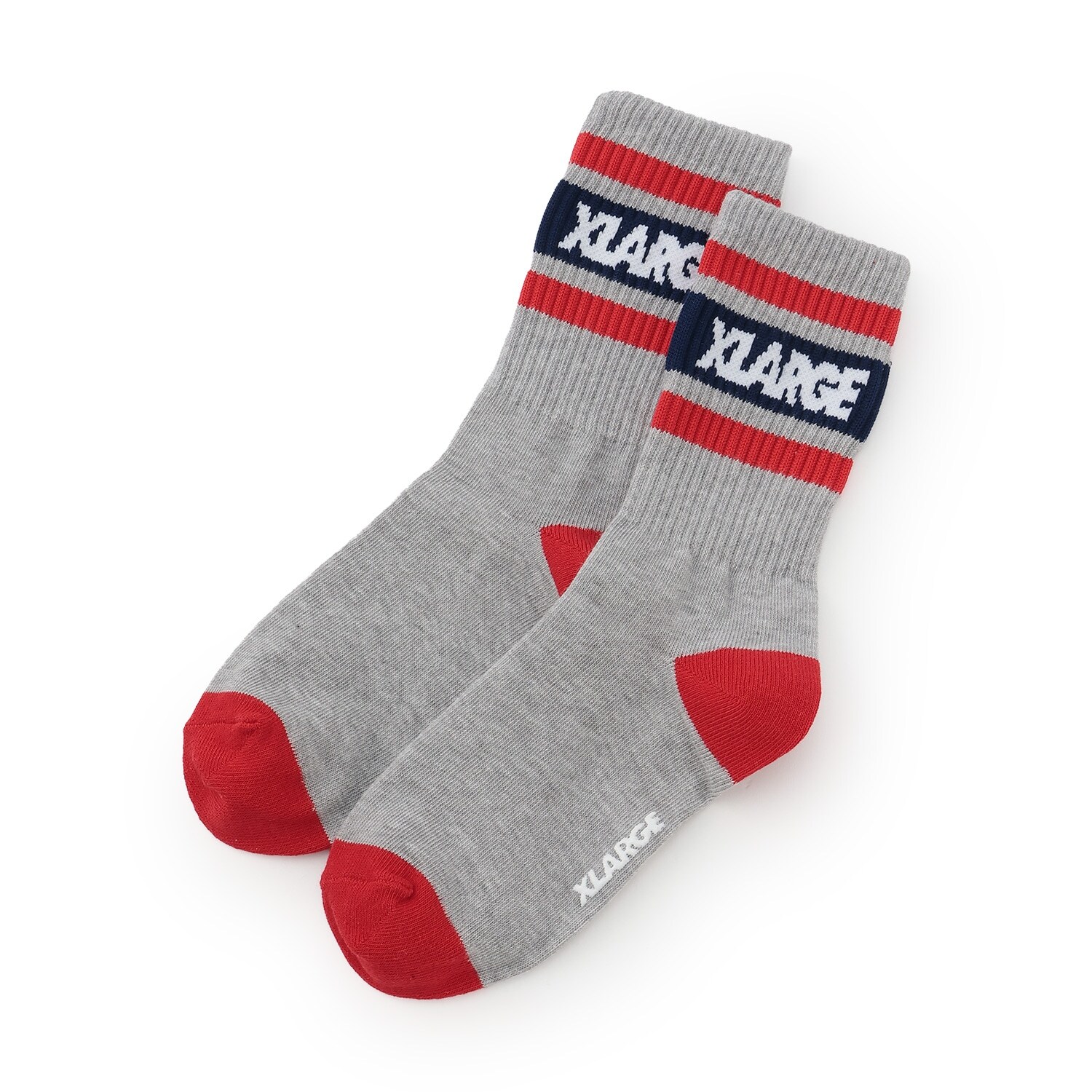 ロゴラインクルーソックス