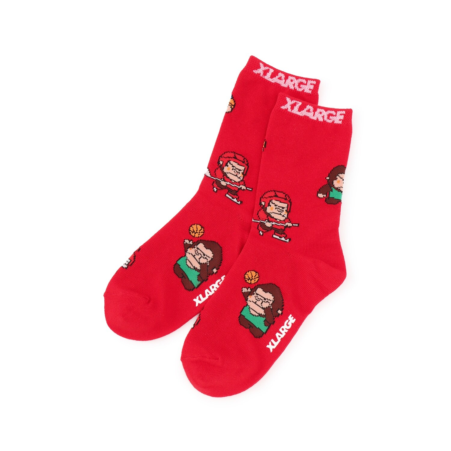 スポーツファニーゴリラクルーソックス