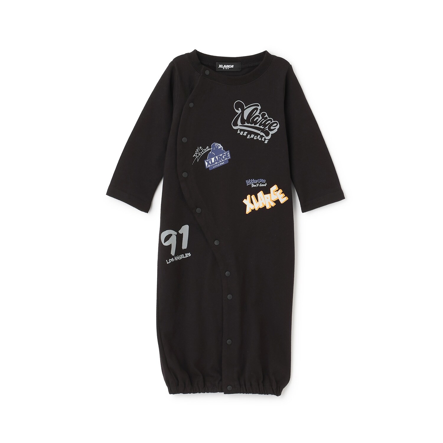 総柄グラフィティ長袖2WAYオール