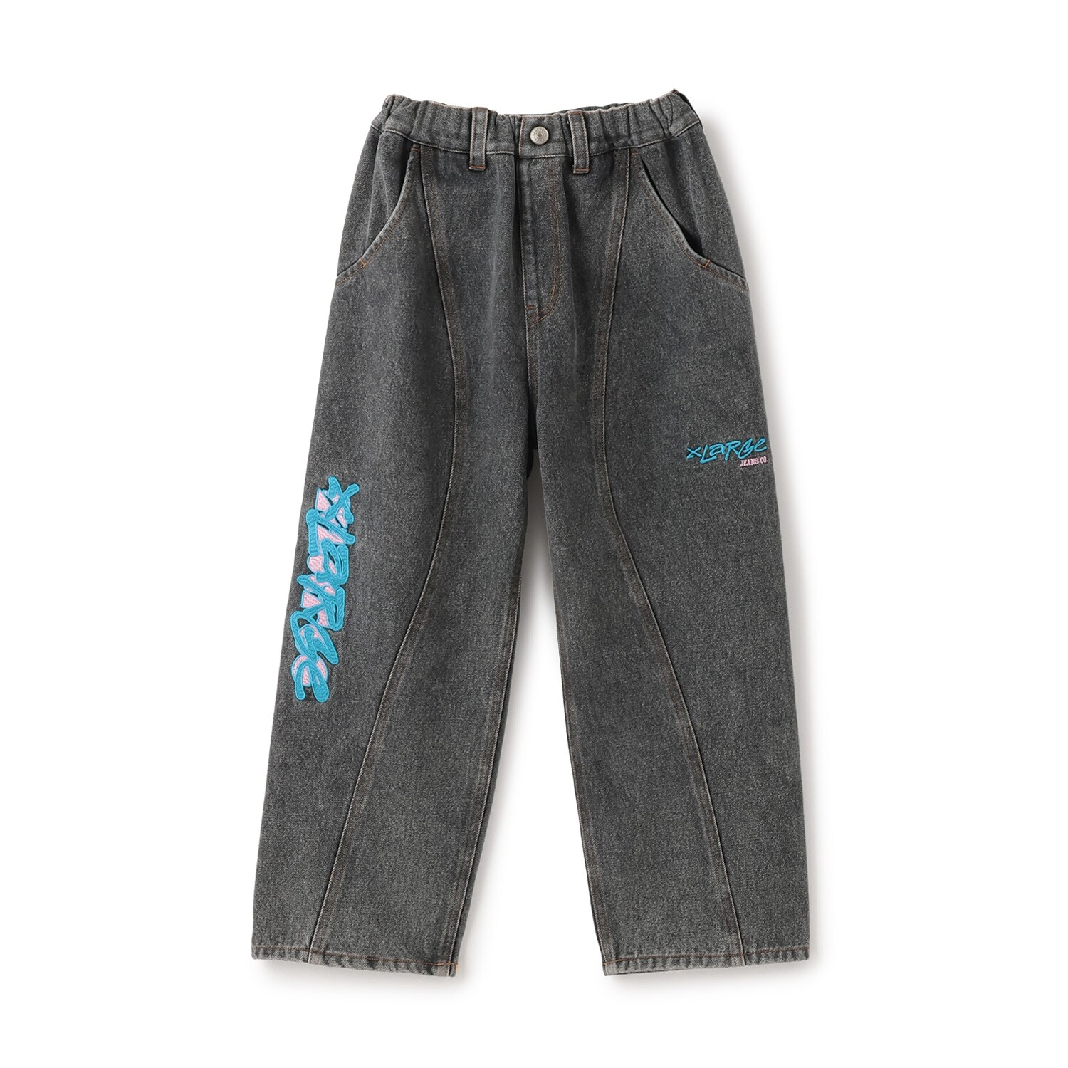 ケミカルウォッシュデニムパンツ