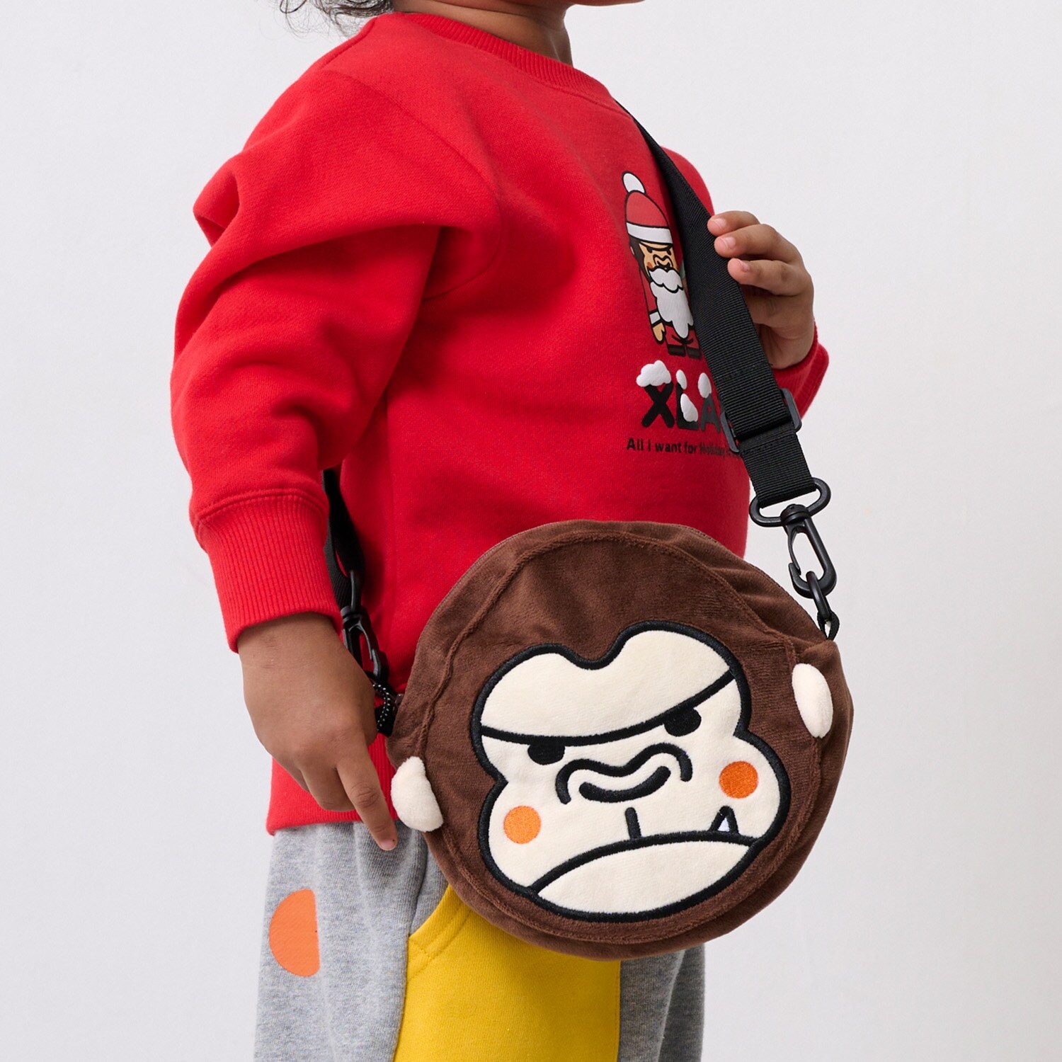 ファニーゴリラフェイスショルダーバッグ