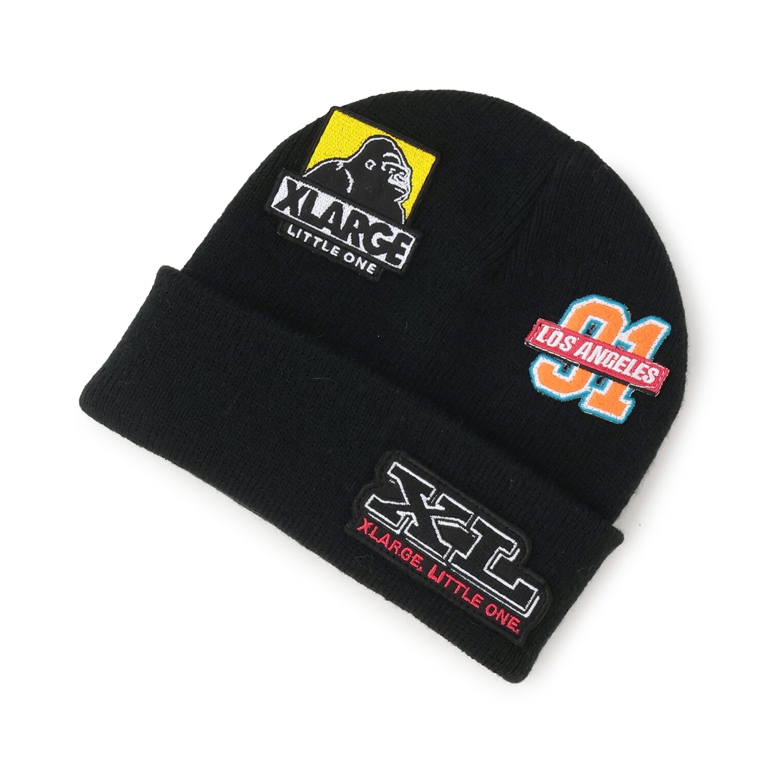 ワッペンニットキャップ