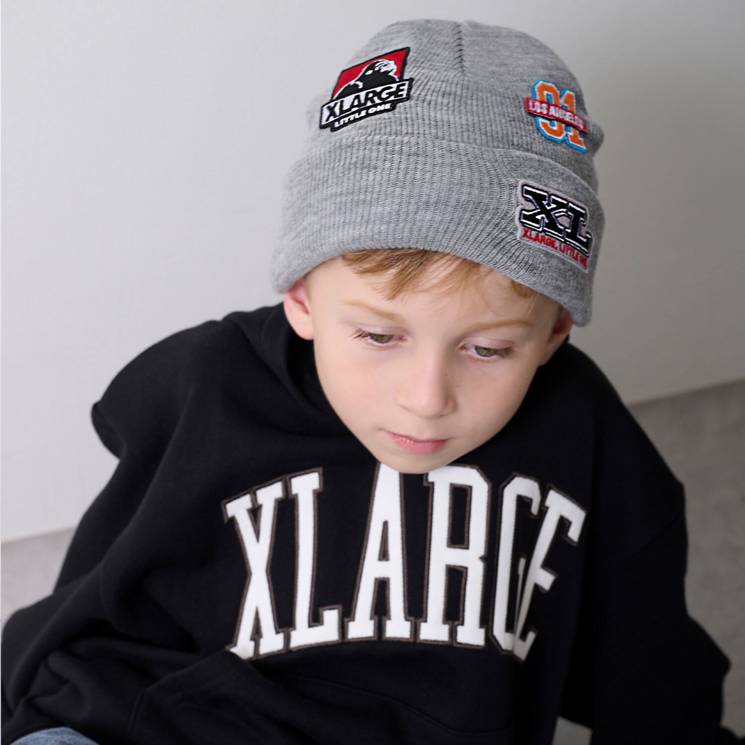 ワッペンニットキャップ