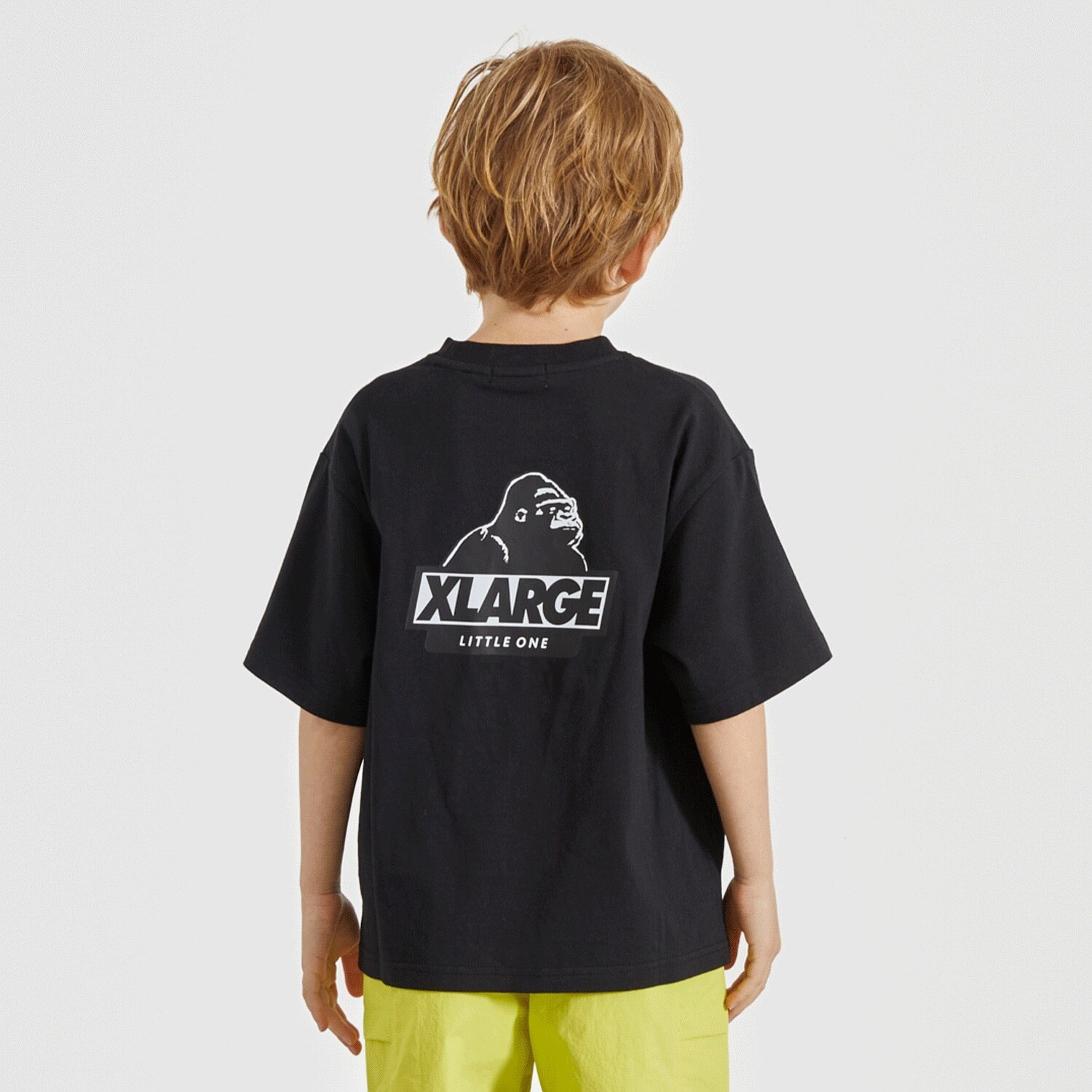スランテッドOGバックプリント半袖Tシャツ